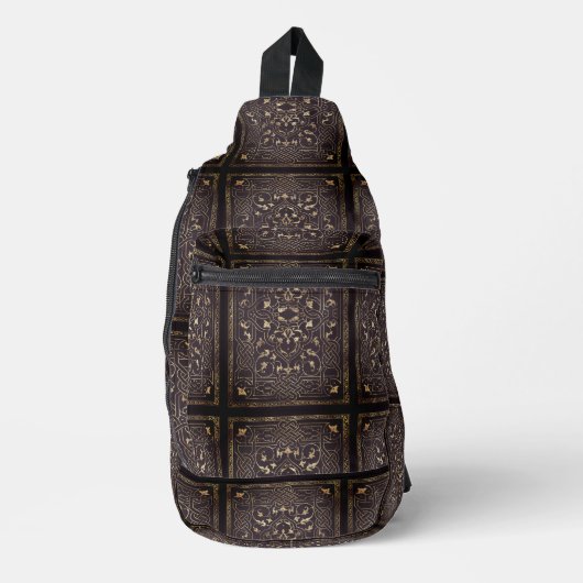 Brown Vintage Sling Bag (Voorkant)