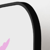 Brown waterverf Monkey Animal Naam tekst toevoegen Pickleball Paddle (Links Detail)