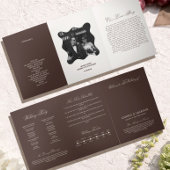 Brown Wedding  Drieluik Programma