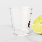 Brown Western Howdy Cowboy Pet Shot Glas (Links)