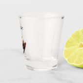 Brown Western Howdy Cowboy Pet Shot Glas (Rechts)