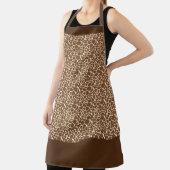 BROWN WHITE DIER PRINT Chef Craft Schort (Insitu)