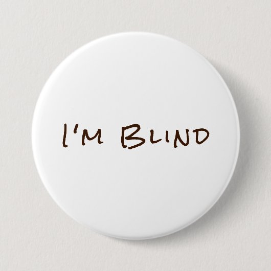 Brown White Eye Doctor Button (Voorkant)