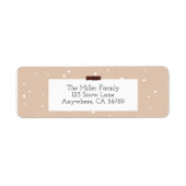 Brown & White Return-label Etiket (Voorkant)