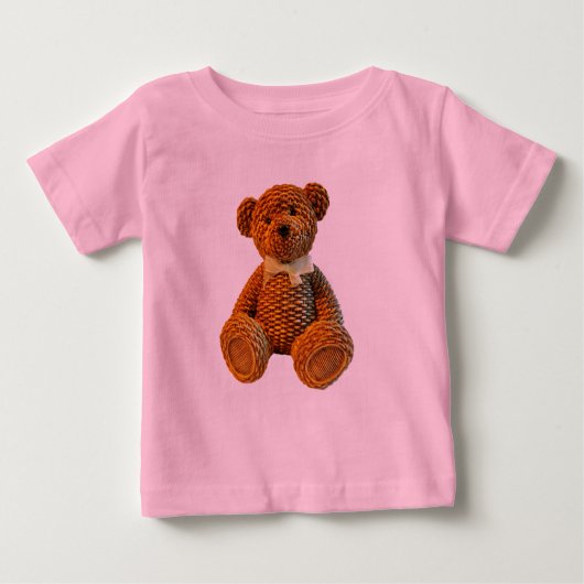 Brown Wicker Teddy Bear (Voorkant)