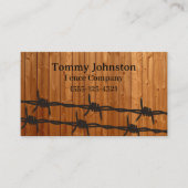Brown Wood Fence Company Visitekaartje (Voorkant)