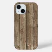 Brown Wood Pattern Handsome Zen Case-Mate iPhone Case (Achterkant)