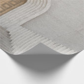 BROWN WOODEN CADEAUPAPIER (Hoek)