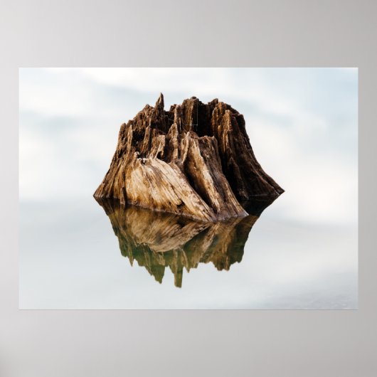 BROWN WOODEN LIJST POSTER (Voorkant)