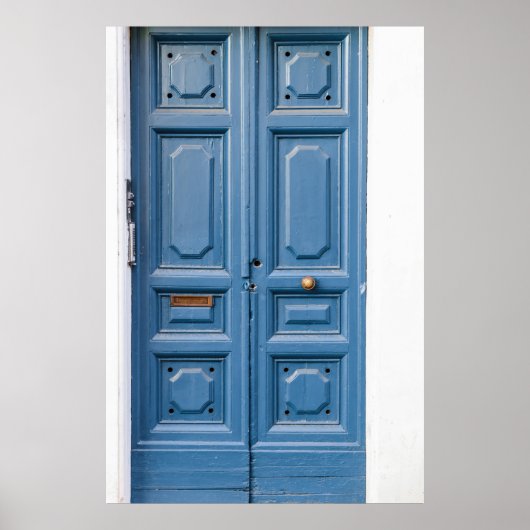 BROWN WOODEN PANELED DOORS POSTER (Voorkant)