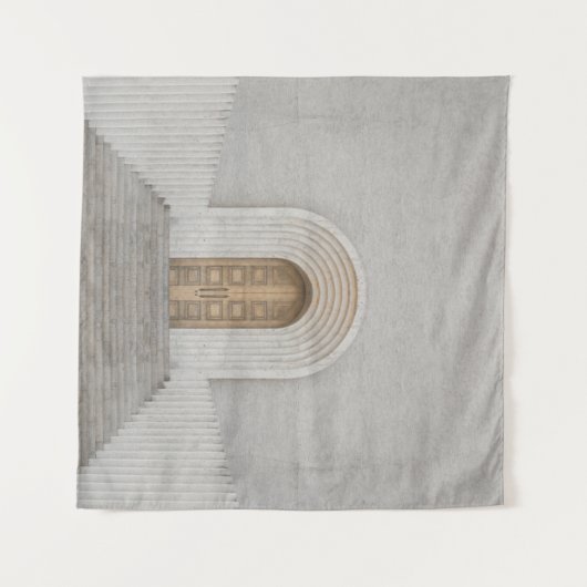 BROWN WOODEN WANDKLEED (Voorkant (horizontaal))