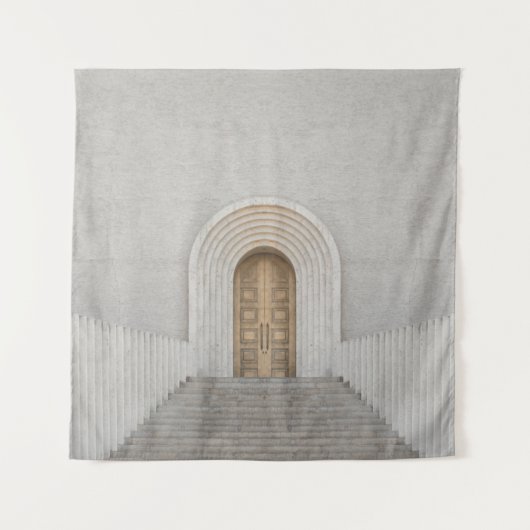 BROWN WOODEN WANDKLEED (Voorkant)