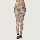Brown Zebra Print Leggings (Achterkant)