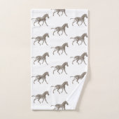 Brown Zebras   Bad Handdoek (Handdoek)