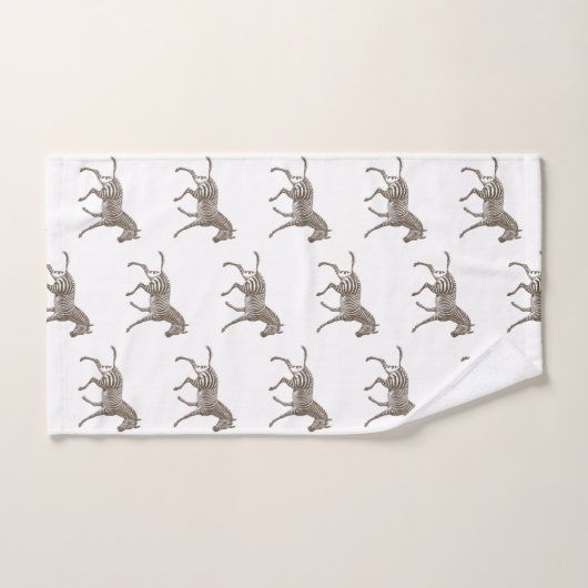 Brown Zebras   Bad Handdoek (Handdoek)