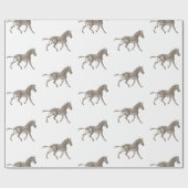Brown Zebras Cadeaupapier (Vlak)