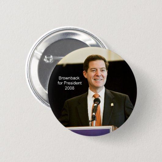 Brownback Afbeelding Button (Voorkant /achterkant)