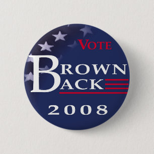 Brownback Button 2008