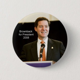 Brownback voor President Button