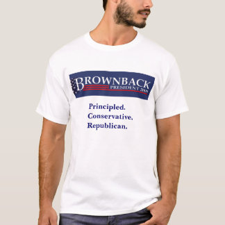 BROWNBACK VOOR PRESIDENT T-Shirt