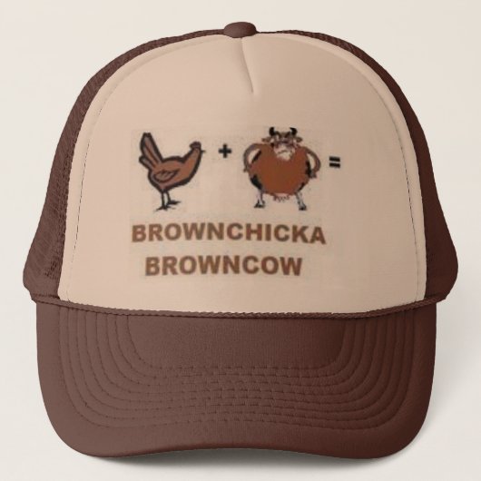 brownchicka bruinkoe trucker pet (Voorkant)