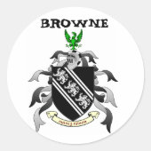 Browne Crest Sticker (Voorkant)