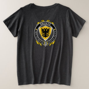 Browne Irish Shield Badge Dames Plus T-shirt