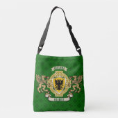 Browne Irish Shield & Celtic Cross Crossbody Tas (Achterkant)