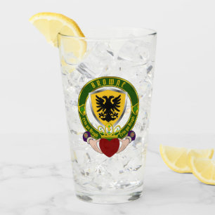 Browne Irish Shield en Claddagh Pint Glas