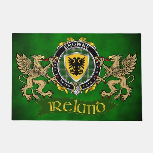 Browne Irish Shield & Griffin Deurmat (Voorkant)