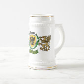 Browne Irish Shield Personalized Bierpul (Voorkant rechts)