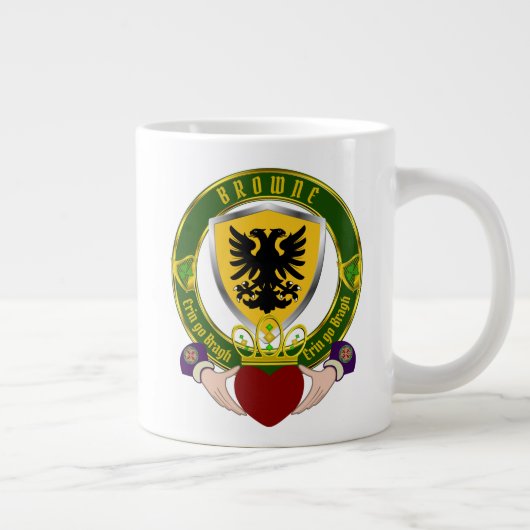 Browne Irish Shield w/Claddagh Grote Koffiekop (Rechts)