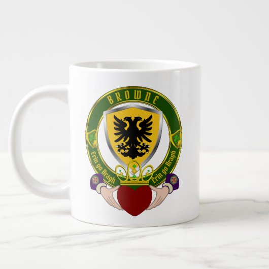 Browne Irish Shield w/Claddagh Grote Koffiekop (Links)