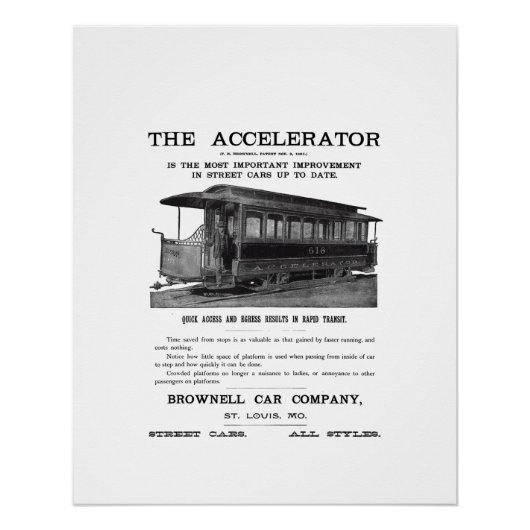 Brownell Car Company Perfect Poster (Voorkant)