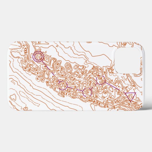 Brownell Orienteering Map Case-Mate iPhone Case (Achterkant (horizontaal))