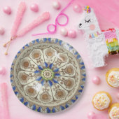 Brownfield Cyprus Polychroom 19C 9-inch bord op pa (Feest)