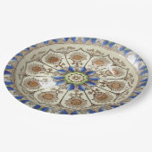 Brownfield Cyprus Polychroom 19C 9-inch bord op pa (Gekanteld)