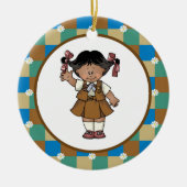 Brownie3 Keramisch Ornament (Voorkant)