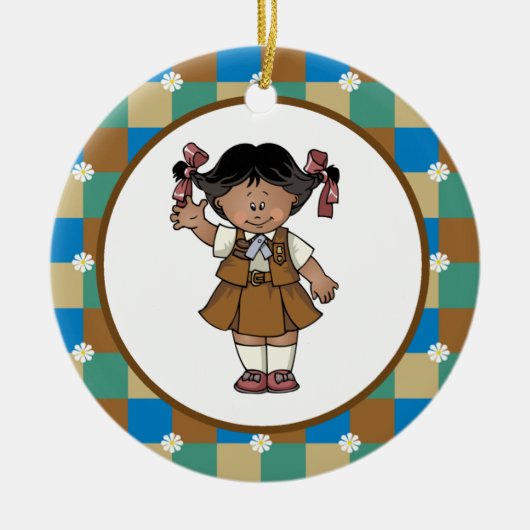 Brownie3 Keramisch Ornament (Voorkant)