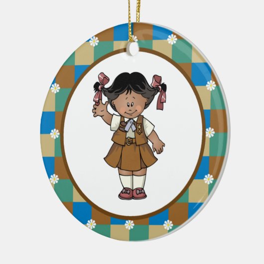 Brownie3 Keramisch Ornament (Links)