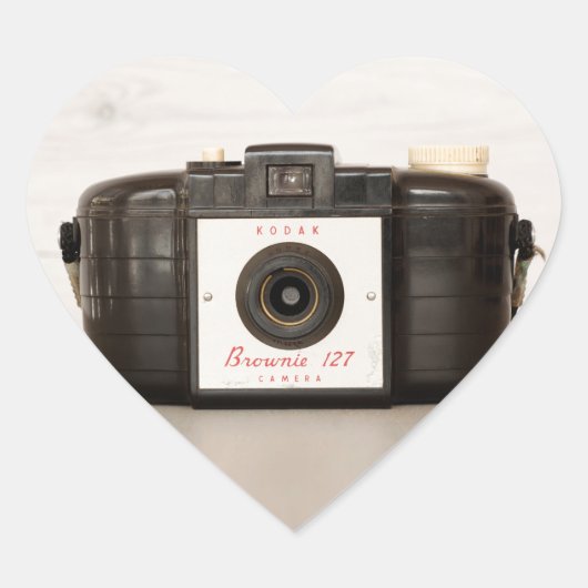  Brownie 127-camera Hart Sticker (Voorkant)
