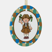 Brownie 1 keramisch ornament (Rechts)