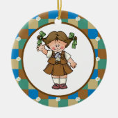 Brownie 1 keramisch ornament (Voorkant)