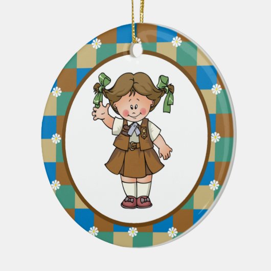 Brownie 1 keramisch ornament (Links)