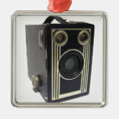 Brownie Antiek Camera Metal Ornament (Voorkant)