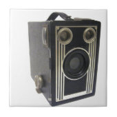 Brownie Antieke Camera Tegeltje (Voorkant)