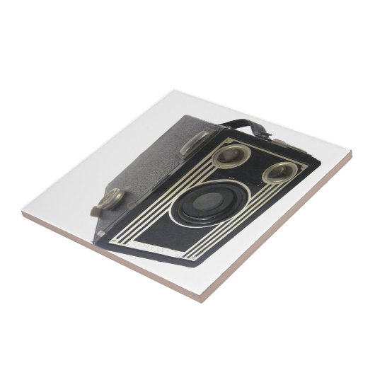 Brownie Antieke Camera Tegeltje (Zijkant)
