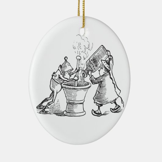 Brownie Apothecaries Keramisch Ornament (Rechts)