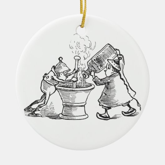 Brownie Apothecaries Keramisch Ornament (Voorkant)