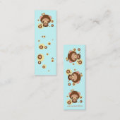 brownie beer bladwijzer mini visitekaartje (Voorkant / Achterkant)